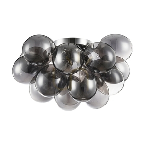 Plafonieră Maytoni Balbo MOD112-04-N, nichel, 4 abajururi din sticlă fumurie, 4×G9 max 28 W, Ø38 cm small 0