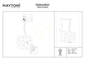BALBO lampă suspendată MOD112-08-N Maytoni small 3