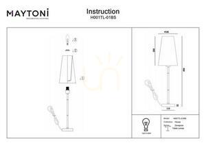 Lampa de masă ZARAGOZA H001TL-01BS Maytoni small 3