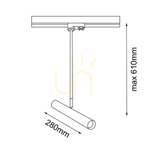 Spot Antigo Akadi R1 8881 alamă lustruită negru MR11 61 cm small 1