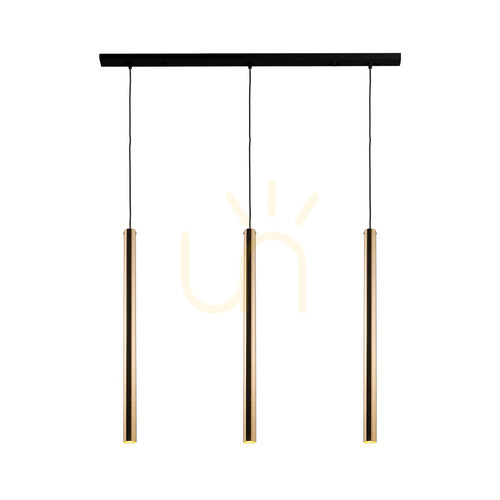 Verifica Lampă suspendată Antigo Akadi 3 alamă lustruită/negru 700 mm 8885