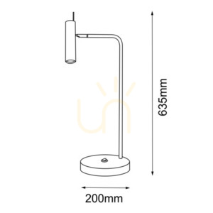 Lampă de masă Antigo Amos alamă lustruită/alb 63,5 cm LED MR11 8907 small 1
