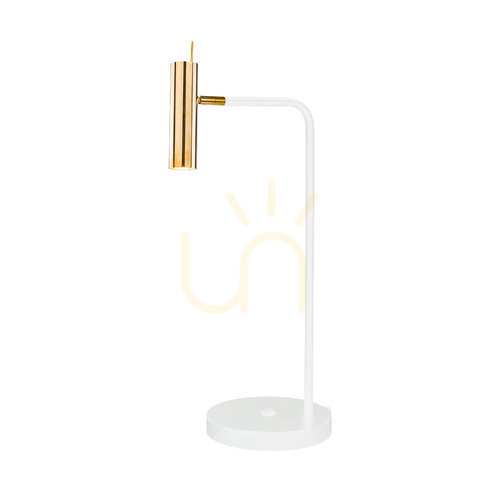 Verifica Lampă de masă Antigo Amos alamă lustruită/alb 63,5 cm LED MR11 8907