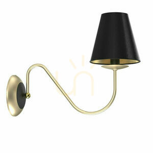Aplica de perete Antigo Deria K 4011 platină/negru E14 33 cm small 0