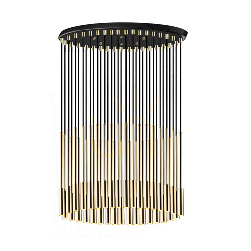 Verifica Lampă suspendată Antigo Lara 35 alamă lustruită/negru LED G9 42 cm 8348