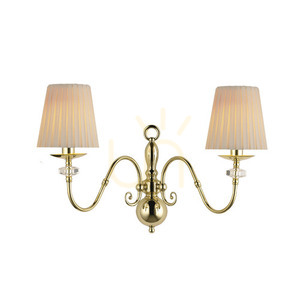 Aplică perete Antigo Lilosa 2 alamă lustruită E14 8399 small 0