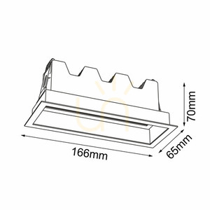 Spot încastrat Antigo A-Glare 5 negru LED 3000K 800 lm 3046 small 1