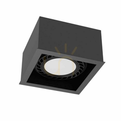 Verifica Plafonieră Antigo Cage negru LED ES111 13,5x13,5 cm 1271