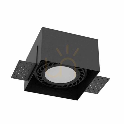 Verifica Lampa încastrată Antigo Cage 3268 negru oțel LED ES111 12x12 cm