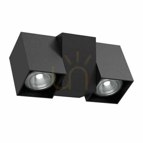 Verifica Spot LED GU10 Antigo Cube 2 negru oțel 95 mm 2294