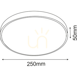 Plafonieră LED Antigo Ika 25x25 cm alb-negru mat PVC 3000K 1150 lm 1060 small 1