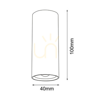 Plafonieră Antigo Point 40 alb 10 cm LED MR11 1251 small 1