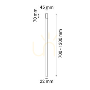 Plafonieră Antigo Alha cupru lustruit 70 cm G9 SKU 9130 small 1