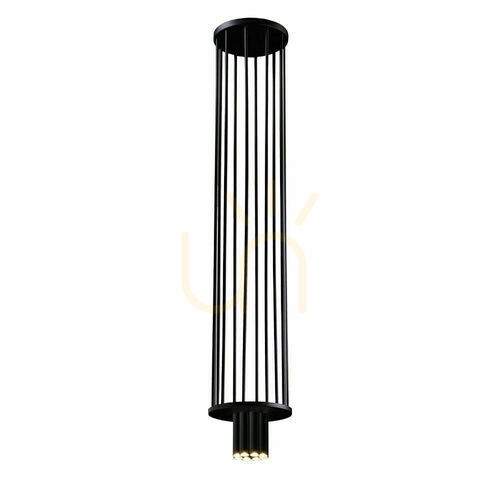 Verifica Plafonieră Antigo IHI negru 8xG9 oțel 114 cm 9006