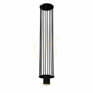 Plafonieră Antigo IHI negru 8xG9 oțel 114 cm 9006 small 0