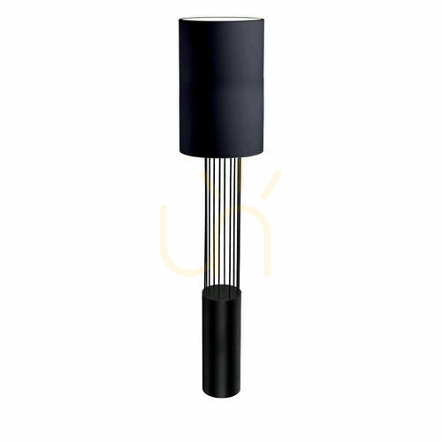 Verifica Lampadar Antigo IHI negru 189 cm E27 oțel PVC 9008