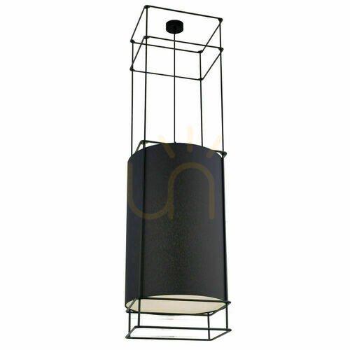 Verifica Lampă suspendată Antigo PAA negru 40 cm oțel E27 9032