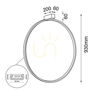 Aplică perete LED Antigo Agaro 87 aur mat 93 cm 4314 small 1