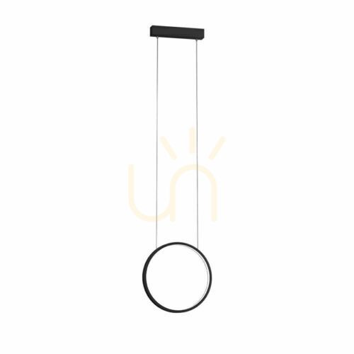 Verifica Lampă suspendată LED Antigo Agaro 27 negru aluminiu 270 mm 5307