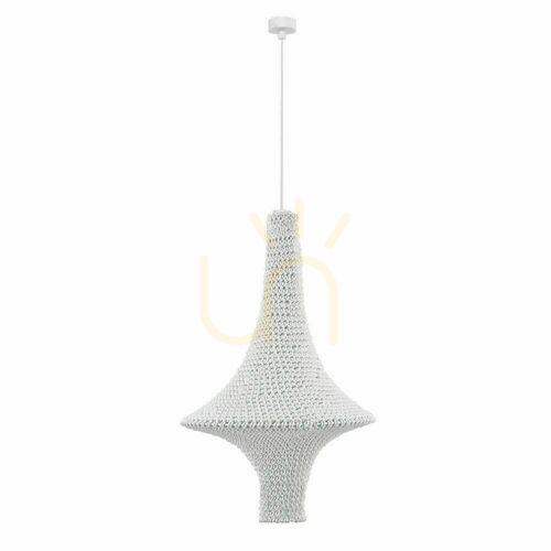 Verifica Lampă suspendată Antigo Alda M alb E27 oțel bumbac 42 cm 5115