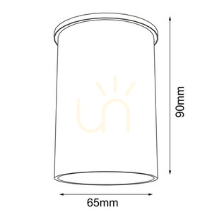 Plafonieră Antigo Arida albă GU10 aluminiu 9 cm 7008 small 1