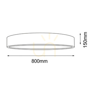 Plafonieră Antigo Bungo 80 negru 9xE27 plexiglas compozit 1157 small 1