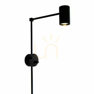 Aplică perete Antigo Dakata K negru aluminiu 40,5 cm MR11 4490 small 0