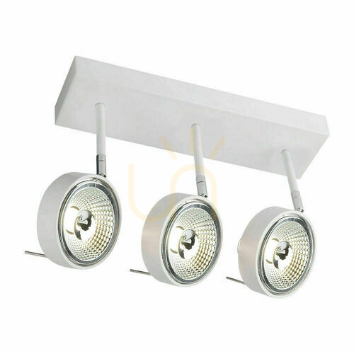 Verifica Spot 3x LED ES111 Antigo Fussa alb aluminiu oțel 7231
