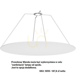 Przesłonă lampă suspendată Antigo Gandra alb translucid 50x50 cm 5055 0 Przesłonă lampă suspendată Antigo Gandra alb translucid 50x50 cm 5055 small 0