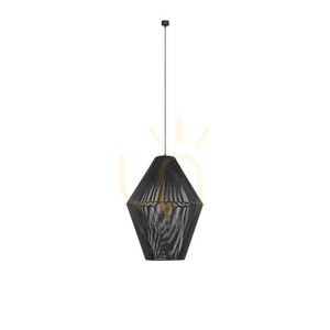 Lustră suspendată Antigo Hagata 2 gri 50 cm E27 oțel bumbac 5125 small 0