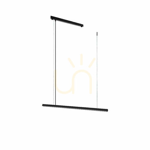 Verifica Lampă suspendată LED Antigo Hanawa negru 90 cm 3000K 1952