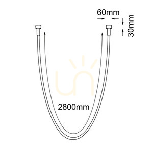 Lampă suspendată încastrată Antigo Hebi negru LED 3000K 286 cm oțel silicon 3020 small 1