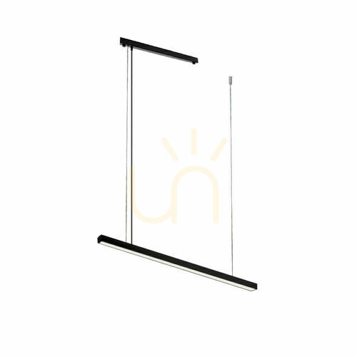 Verifica Lustră suspendată LED Antigo Hiate Line negru 90 cm 3000K 1844