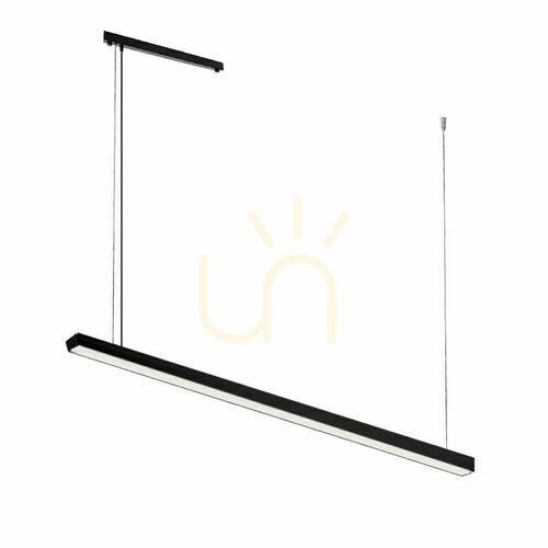 Verifica Lampă suspendată LED Antigo Hiate Line negru 150 cm 4000K 1854