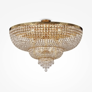 Lustră de tavan din cristal PALACE DIA890-CL-18-G aurie, 18 × E27, Ø100 cm – Maytoni small 0