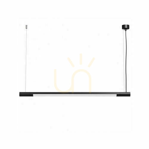 Verifica Lampă suspendată Antigo Ibara Z negru LED 100 cm oțel plexiglas 5053