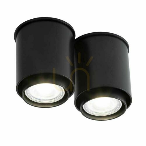 Verifica Plafonieră Antigo Iga 2 negru GU10 aluminiu/oțel 95 mm 1116