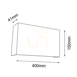 Aplică perete Antigo Kitami 2 negru LED G9 40 cm aluminiu oțel 4411 small 1