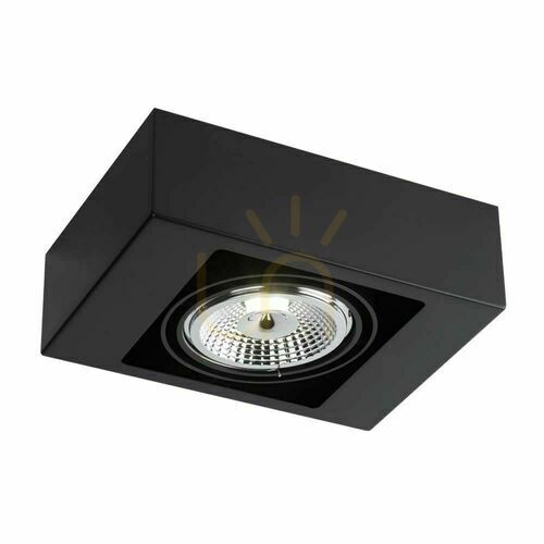 Verifica Plafonieră Antigo Koga 1 negru LED ES111 aluminiu oțel 25x18 cm 1152
