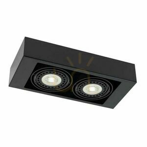 Plafonieră LED ES111 Antigo Koga 2 negru aluminiu oțel 40x18 cm 1153 small 0