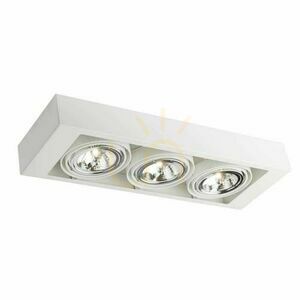 Plafonieră Antigo Koga 3 albă aluminiu LED ES111 55x18 cm 7127 small 0