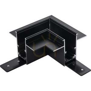 Conector L șină magnetică Antigo Komatsu 48V negru aluminiu 6509 small 0
