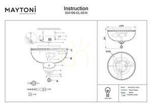 Candelabru BASFOR DIA100-CL-03-N Maytoni small 4