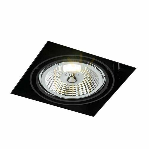 Verifica Lumină încastrată Antigo Komoro 3308 negru LED ES111 15,7x15,7 cm
