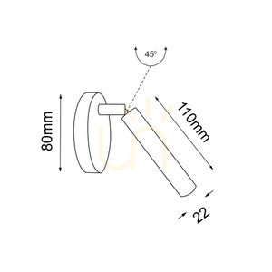Aplică perete Antigo Kosame K3 aurie mată aluminiu G9 11 cm 4010 small 1