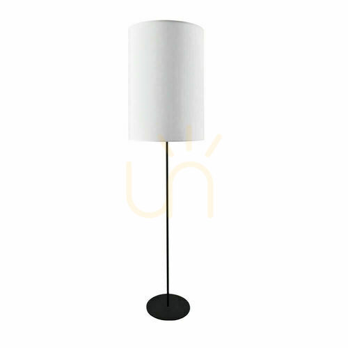 Verifica Lampadar Antigo Lamego alb 170 cm E27 din țesătură și oțel