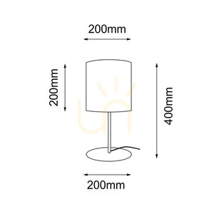 Lampă de masă Antigo Lamego G bej 40 cm E27 țesătură/oțel 2029 small 1