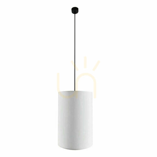 Verifica Lampă suspendată Antigo Lamego albă 35 cm E27 țesătură oțel 5190