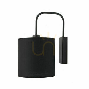 Aplică perete Antigo Lamego K negru 32 cm E27 oțel-țesătură 4043 small 0
