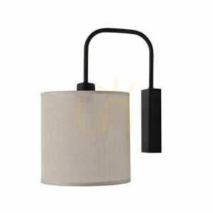 Aplică perete Antigo Lamego bej E27 țesătură oțel 32 cm 4046 small 0